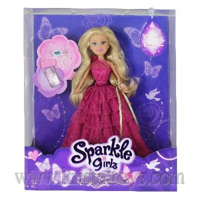 Sparkle Girlz Кукла Лукс с червена рокля
