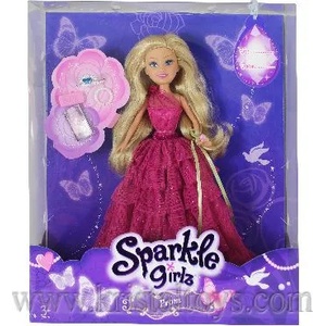 Sparkle Girlz Кукла Лукс с червена рокля