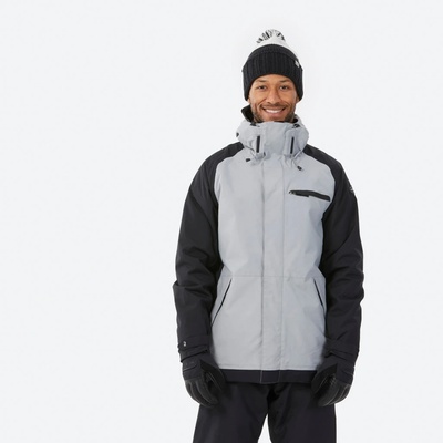 Dreamscape pánská snowboardová a lyžařská bunda 100 šedá
