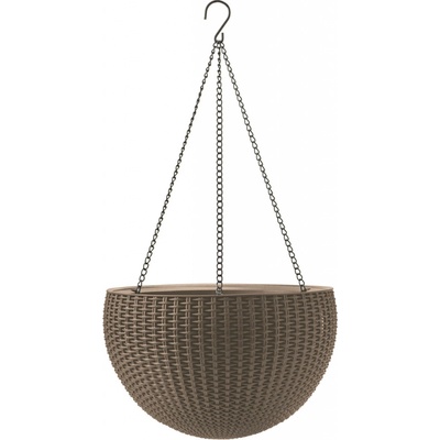 Keter Závesný kvetináč Sphere mocca pr. 35 cm