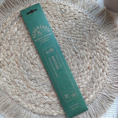 Herbs and Earth Vonné tyčinky Matcha 20 ks