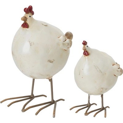 Wikholmform Set 2 dekoračních slepiček ROOSTER