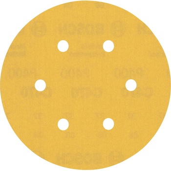 Bosch Brúsny papier EXPERT C470 so 6 otvormi pre excentrické brúsky, 150 mm, zrnitosť 400, 5 ks 2608900821
