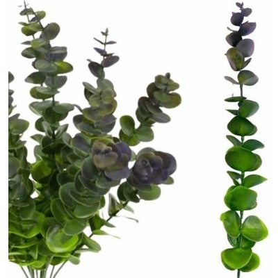 Umelý eukalyptus zelenofialový 48 cm / 1 ks