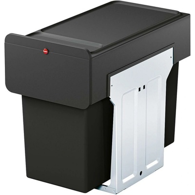 Hailo 0310-100 EcoLine Design L Vstavaný odpadkový kôš 2 x 14 L Čierny