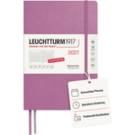 Leuchtturm1917 Daily Calendar 2027 Medium (A5) - German, Dusty Rose, 145 x 210 mm, January-December (12 months), 1 page per day, hourly grid 7: 00 a. m. - 10: 00 p. m. , hardcover, 80 g/m2 paper - 400158 (400158)