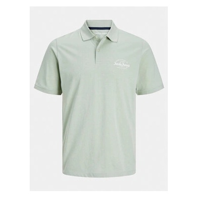 JACK & JONES Тениска с яка и копчета Forest 12248621 Зелен Standard Fit (Forest 12248621)