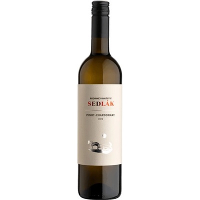 Vinařství Sedlák Chardonnay Pinot moravské zemské 12% 0,75 l (holá láhev)
