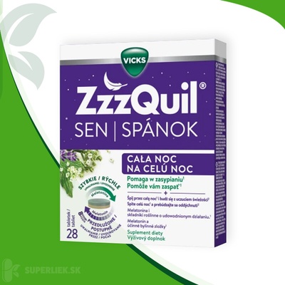 ZzzQuil Spánok na celú noc 28 tabliet