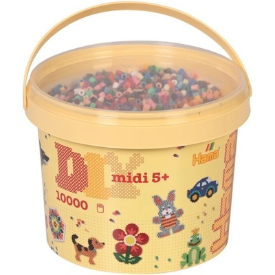 HAMA zažehlovací korálky MIDI 10 000 ks - mix v boxu – Zboží Mobilmania