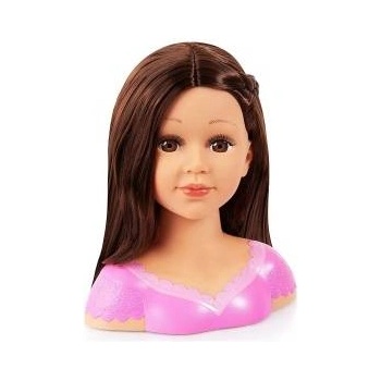 Bayer Bust Reig Charlene Super Model Hair styling and make-up Brown wig