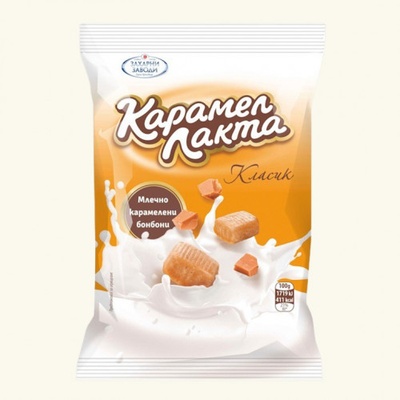 Zaharni Zavodi Karamel Lakta mléčný karamelový bonbón 120 g