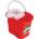 Magic clean КОФА С ЦЕДКА magic clean ОВАЛ 16л ЧЕРВЕНА (hcbt033)