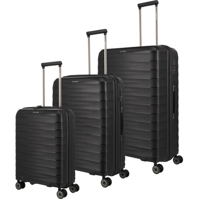 Travelite Комплект пътни куфари Travelite Mooby S, M, L Black Travelite | Cheren | ЖЕНИ | ЕДИН РАЗМЕР
