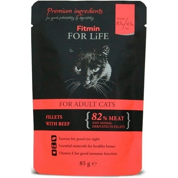 Fitmin Cat adult beef 28 x 85 g
