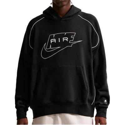 Nike Мъжки суичър Nike Air Pullover Hoody Hoodie - Black / White / White - размер XL (017-4498-0114)