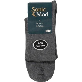 SONIC MOD Сиви мъжки чорапи без ластик Соник Мод (с8765467)