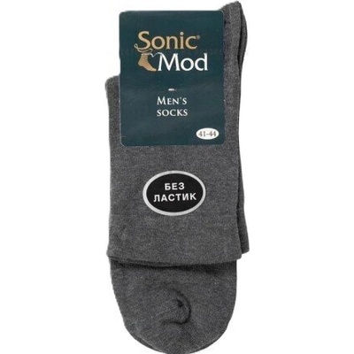SONIC MOD Сиви мъжки чорапи без ластик Соник Мод (с8765467)