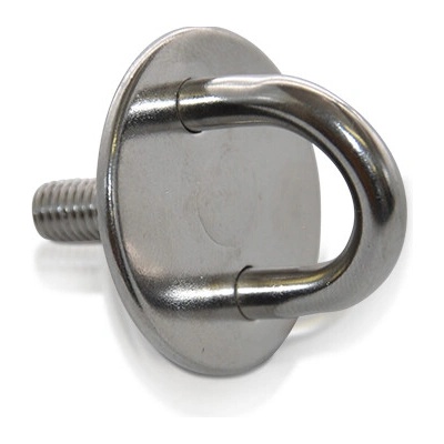 Deska s okem a šroubem kruhová, nerez A2, 8,0x50mm – Zboží Mobilmania