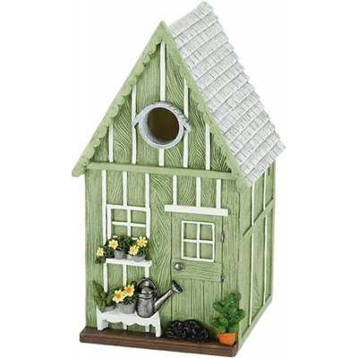 Esschert Design Vtáčia búdka House 25 x 14 x 13,5 cm polyresín zelená