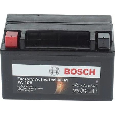 Мото акумулатор Bosch YTX7A-BS 6Ah L+ (BOSCH 0 986 FA1 080)