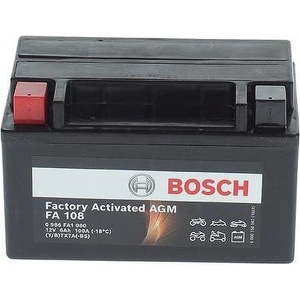Bosch 6Ah left+ YTX7A-BS 0986FA1080