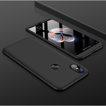 Pouzdro SES Oboustranné 360° celotělové plastové Xiaomi Redmi Note 5 Global - černé