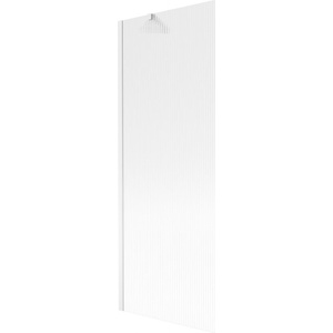 Mexen Next параван за баня с 1 крило 70 x 150 cm, райета, бял - 895-070-000-00-09-20 (895-070-000-00-09-20)