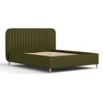 Maison de Reve Зелено единично легло 120x200 cm тапицирано с място за съхранение с включена подматрачна рамка Noto - Maison de Rêve (NOTO120_MDR_P0_MGN358_M0_NF_T0_L26)