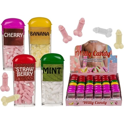 Willy Candy - Bonbony penis jahoda, 18g