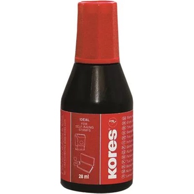 KORES Мастило за печати, 28 ml, KORES, червено 71328 (71328)