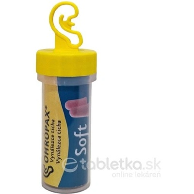 Ohropax SOFT Ušné vložky v tube 2 ks