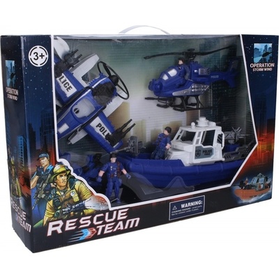 Wiky Policejní set s mi člun 33 cm
