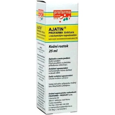 AJATIN PROFARMA TINKTÚRA roztok s rozprašovačom 25 ml