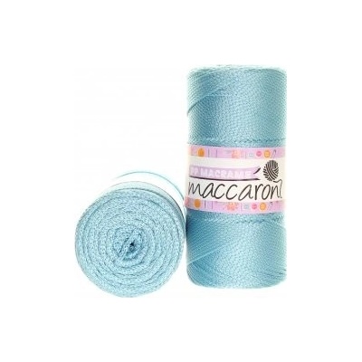 Maccaroni PP Macrame 53 světle-šedomodrá