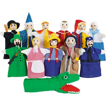 Image 1 of Goki Комплект кукли за ръка Goki - 12 броя (SO450)