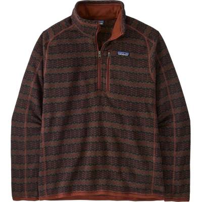 Patagonia Мъжки поларен пуловер Patagonia Better Sweater 1/4 Zip Fleece jumper - Woven Together: Dried Vanilla - размер XS (005-2892-3511)