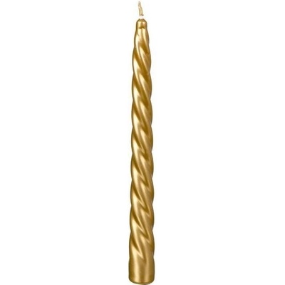 Emocio Elegance kroucená metal zlatá kónická 23 x 230 mm