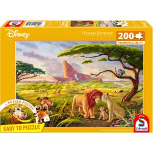 Schmidt Spiele - Puzzle Thomas Kinkade: The Lion King Remember Who You Are - 200 piese