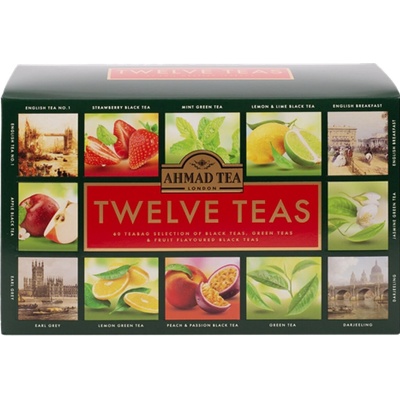 Ahmad Tea Twelve Teas mix čajů 60 sáčků