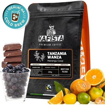 Kafista Tanzania Wanza zrnková 250 g