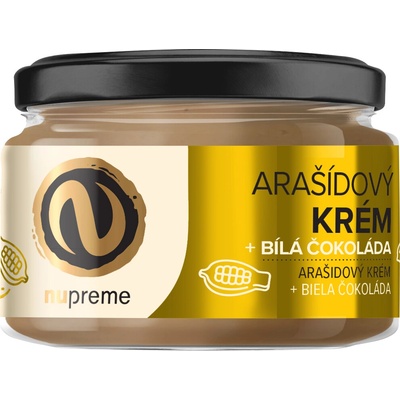 Nupreme Arašídové máslo s bílou čokoládou 220 g