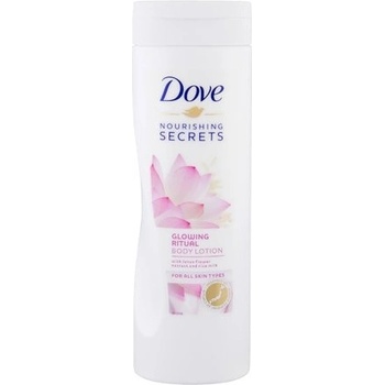 Dove Nourishing Secrets Glowing Ritual telové mlieko (Lotus Flower Extract and Rice Milk) 400 ml