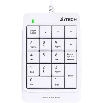 A4tech Клавиатура A4tech - FK-13P FStyler, бяла (A4-KEY-FK-13P-WHITE)