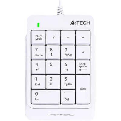 A4tech Клавиатура A4tech - FK-13P FStyler, бяла (A4-KEY-FK-13P-WHITE)
