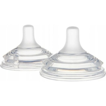 Canpol Антиколик двузонов биберон Canpol - Natural Shape, 12 м+, 2 броя (21/753)