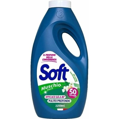 Soft prací gel Muschio Bianco 2,25 l 50 PD