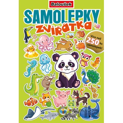 Samolepkový sešit zvířátka baloušek