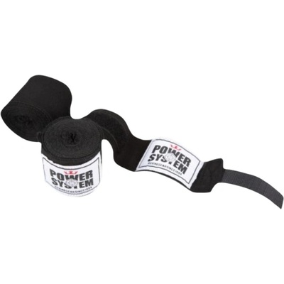 Power System Боксови бинтове / Boxing Handwraps [4 Метра] Черен