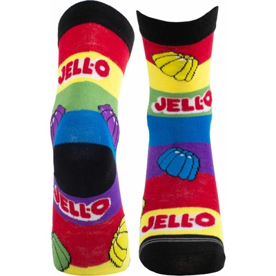 Jell-O Kids Crew Socks Stripes Black
